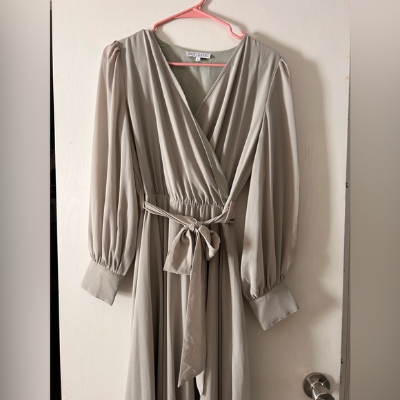 Ivy city andie dress sage - Picture 2 of 7